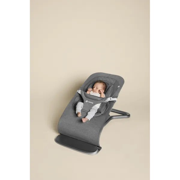 [1 Yr Local Warranty] Ergobaby Evolve 3 In1 Bouncer - Charcoal Grey