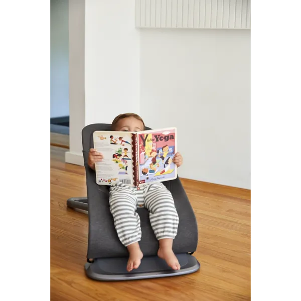 [1 Yr Local Warranty] Ergobaby Evolve 3 In1 Bouncer - Charcoal Grey