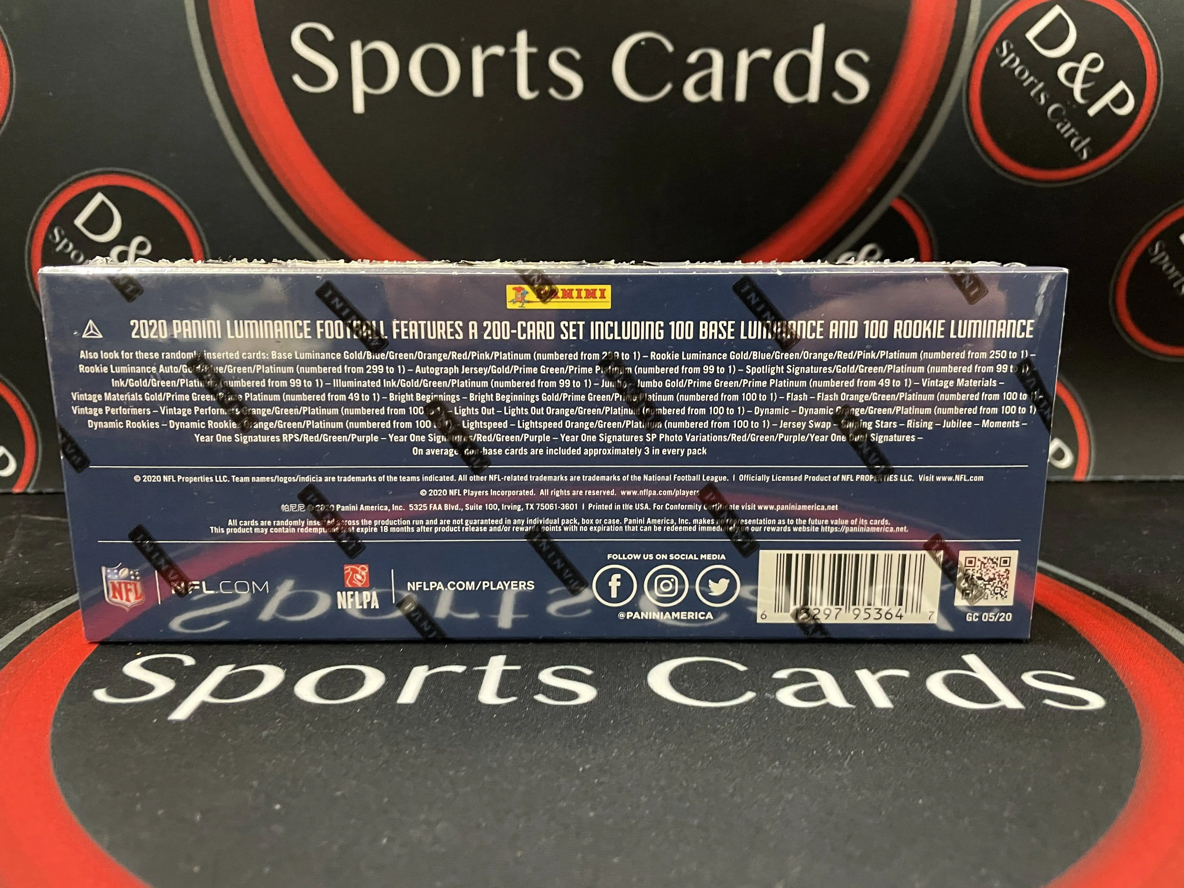 2020 Panini Luminance Football Hobby Box