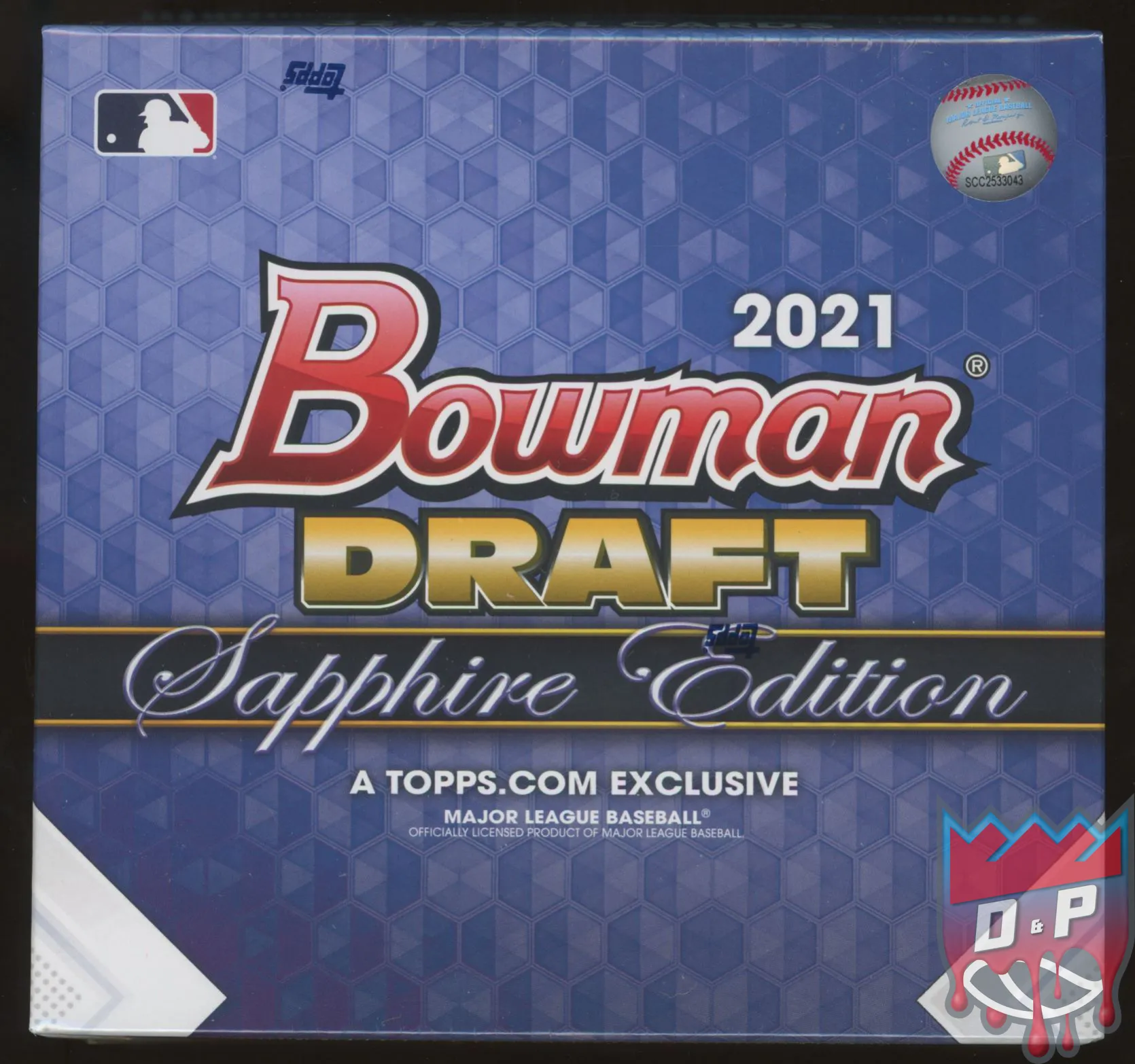 2021 Bowman Draft Baseball Sapphire Edition Box