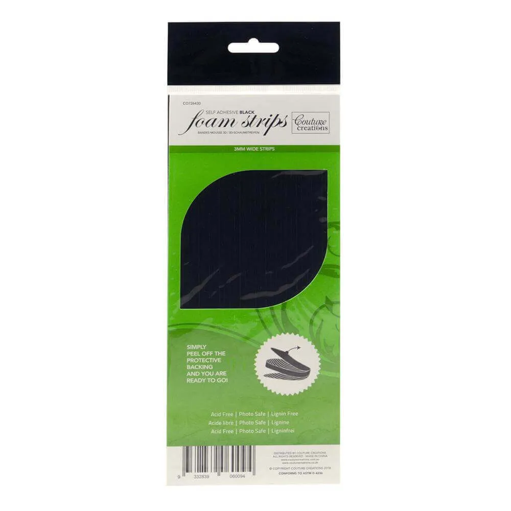 3D Adhesive Foam - Black