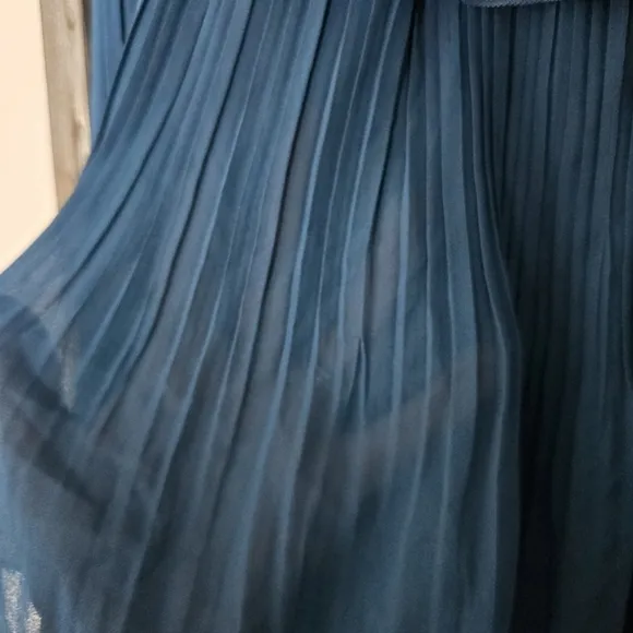 ⭐️40% Off⭐️ Teal Pleates Tiered Dress
