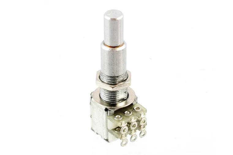 500K/500K Stacked Concentric Pot, Audio (Log) Taper, Metric