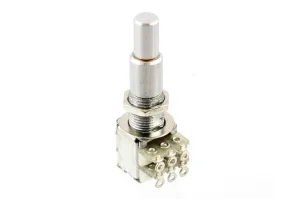 500K/500K Stacked Concentric Pot, Audio (Log) Taper, Metric