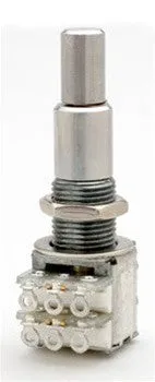 500K/500K Stacked Concentric Pot, Audio (Log) Taper, Metric