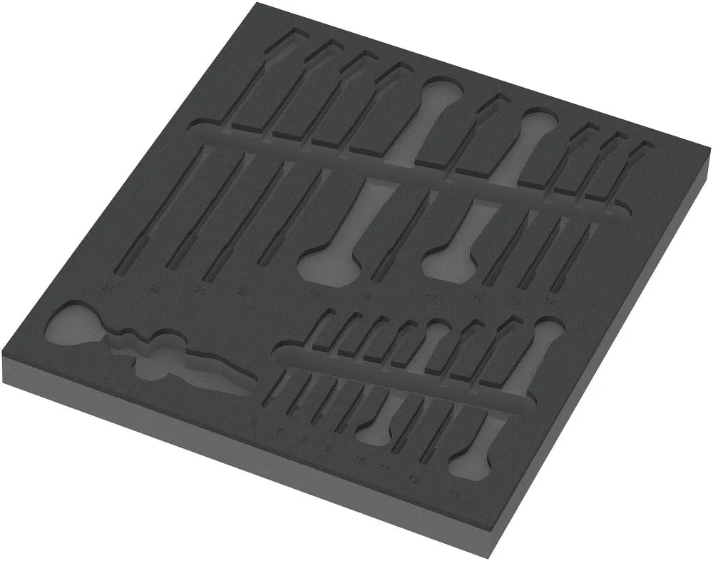 9831 Foam insert 6003 Joker Set 1, empty, 344 x 30 x 392 mm