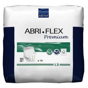 Abena Abri-flex Premium Protective Underwear 39 to 55 Waist, L, 84 CT