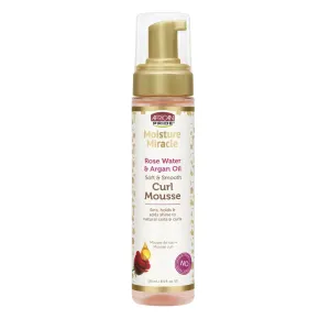 African Pride Moisture Miracle Rose Water & Argan Oil Curl Mousse 8.5oz