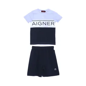 Aigner Kids Boy's Logo Pyjama Set