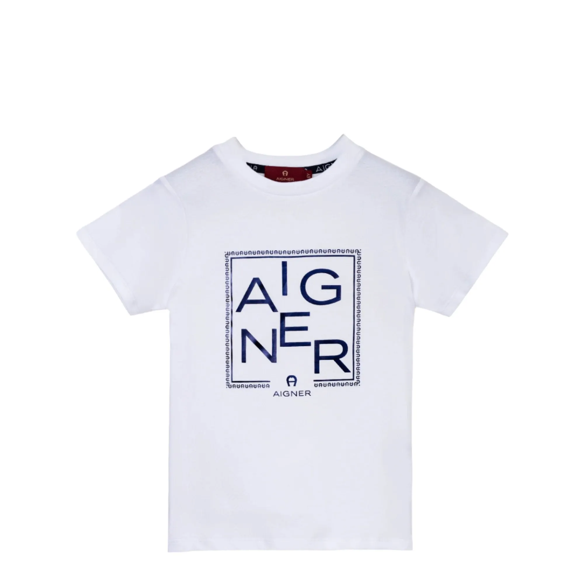 Aigner Kids Boy's White T-Shirt