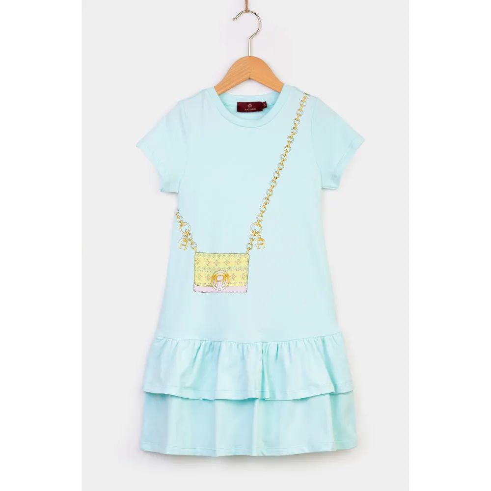 Aigner Kids Girl's Cotton Logo Dress