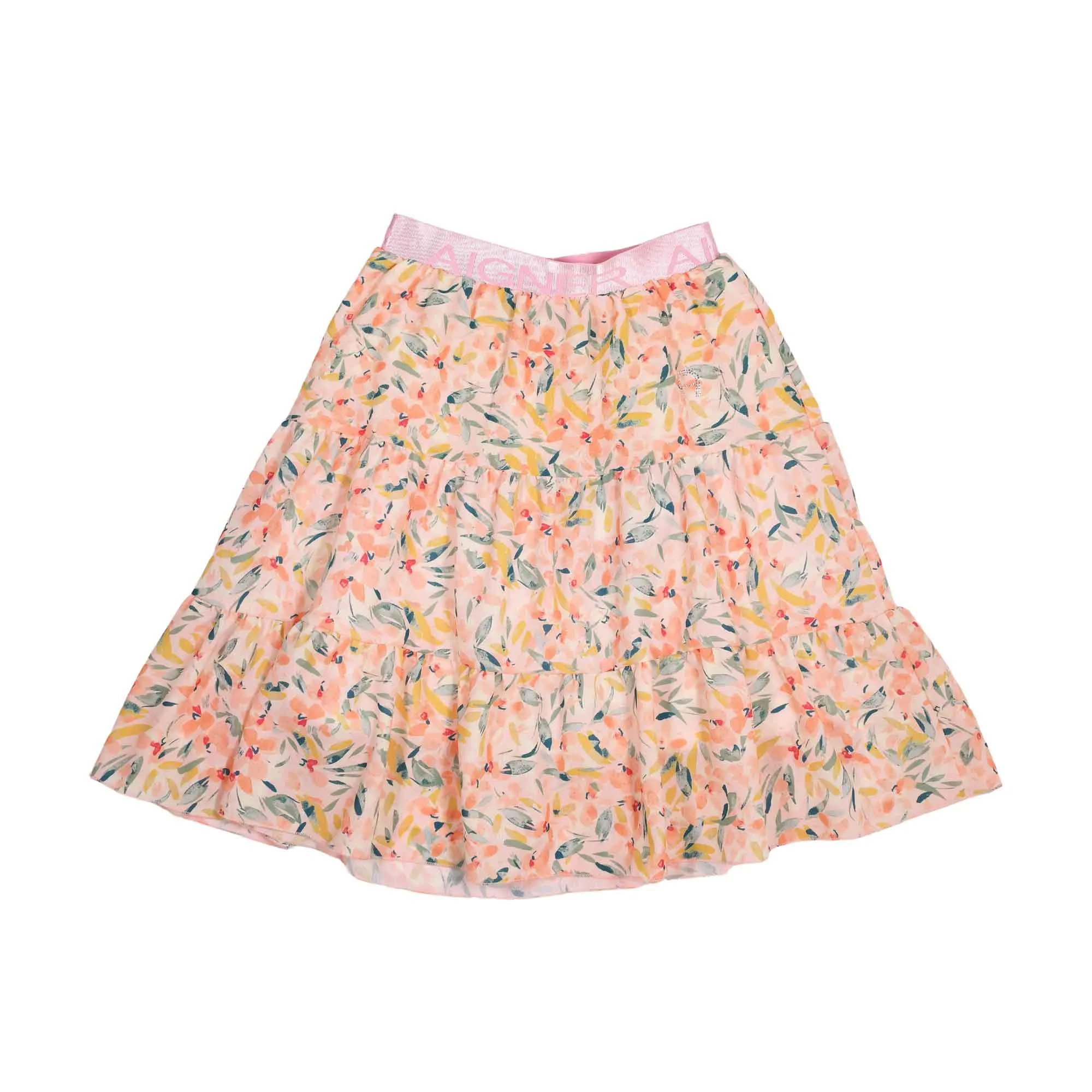 Aigner Kids Girl's Set T-Shirt & Skirt Multicolor