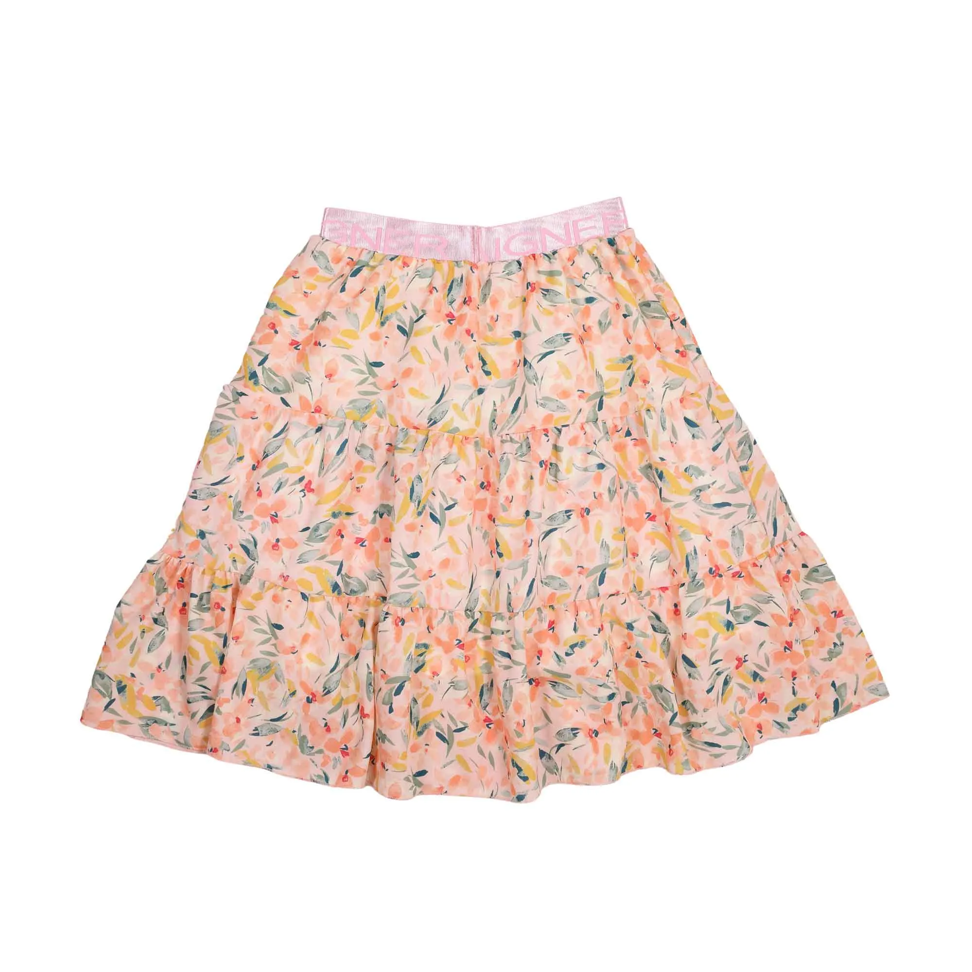 Aigner Kids Girl's Set T-Shirt & Skirt Multicolor