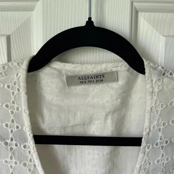 All Saints Marlow Ette Wrap Dress. Size 4.