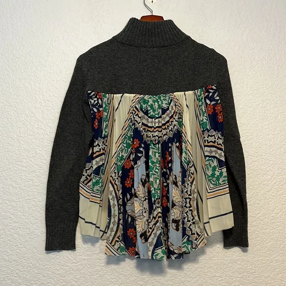 Anthropologie Moth Rona Cashmere Blend Turtleneck Sweater