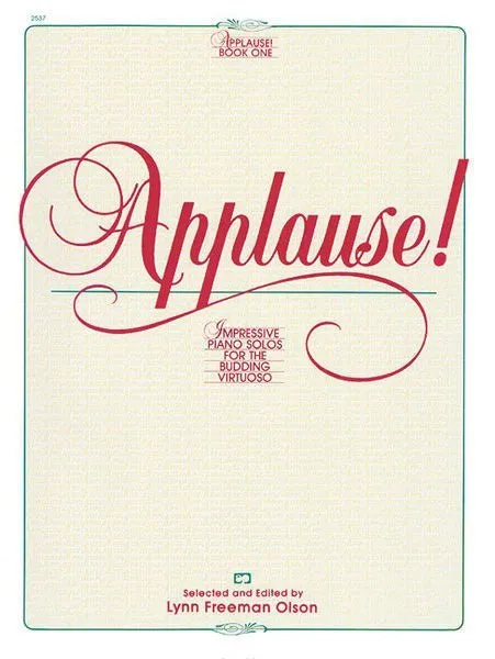 Applause!, Book 1, Impressive Piano Solos for the Budding Virtuoso