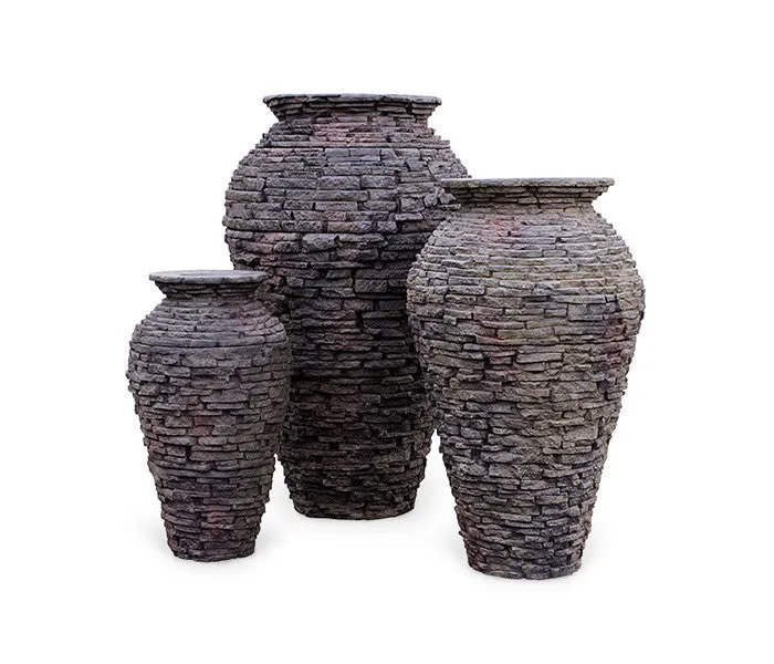 Aquascape Stacked Slate Urns