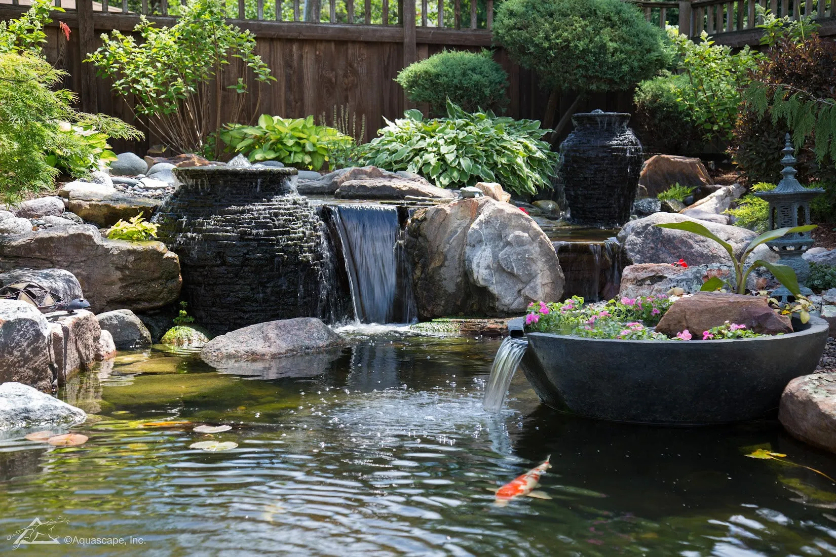 Aquascape Stacked Slate Urns