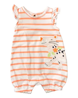 BABY GIRL SIZE 0/3 MONTHS - Baby GAP, Graphic Summer Romper EUC B36