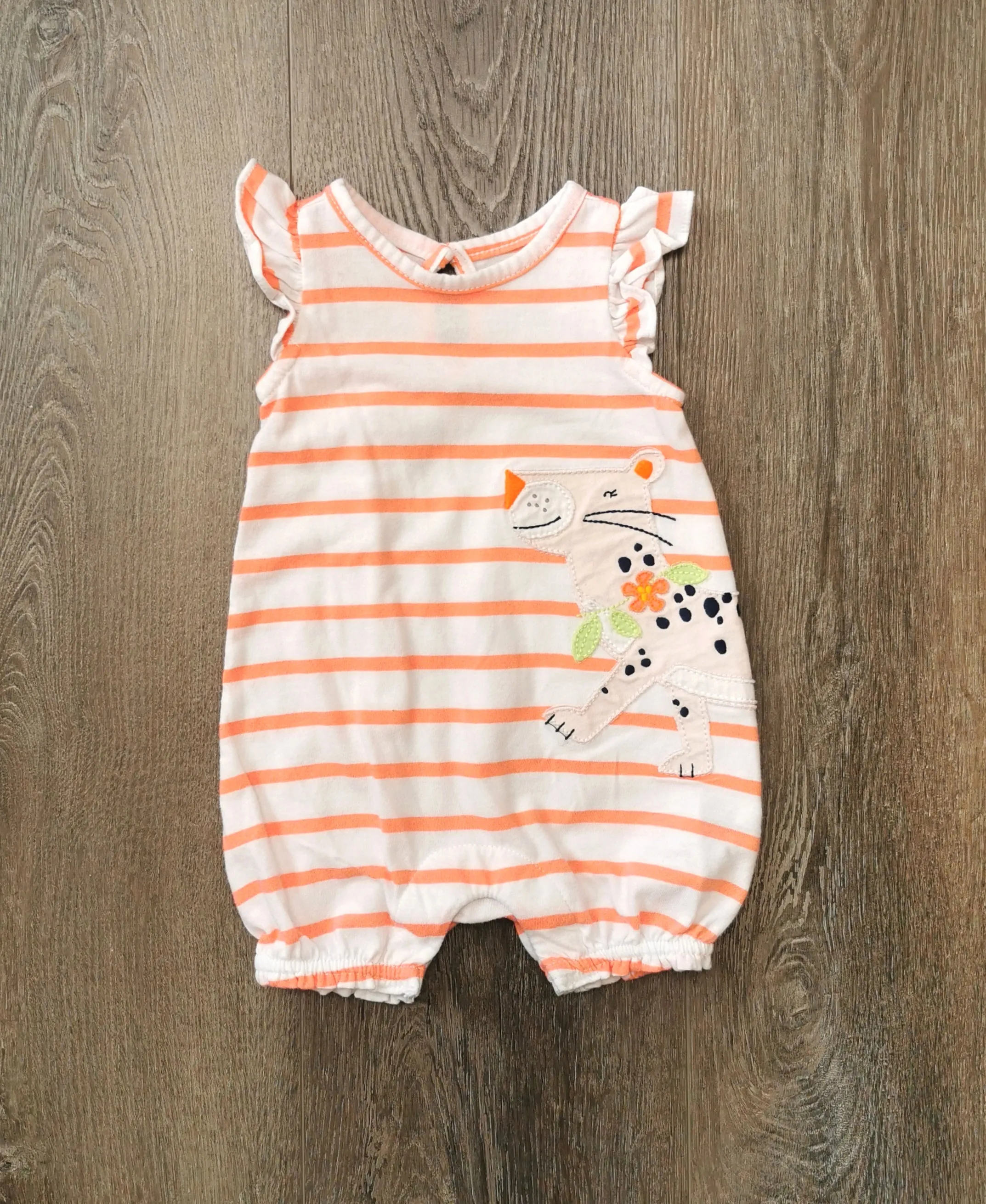 BABY GIRL SIZE 0/3 MONTHS - Baby GAP, Graphic Summer Romper EUC B36