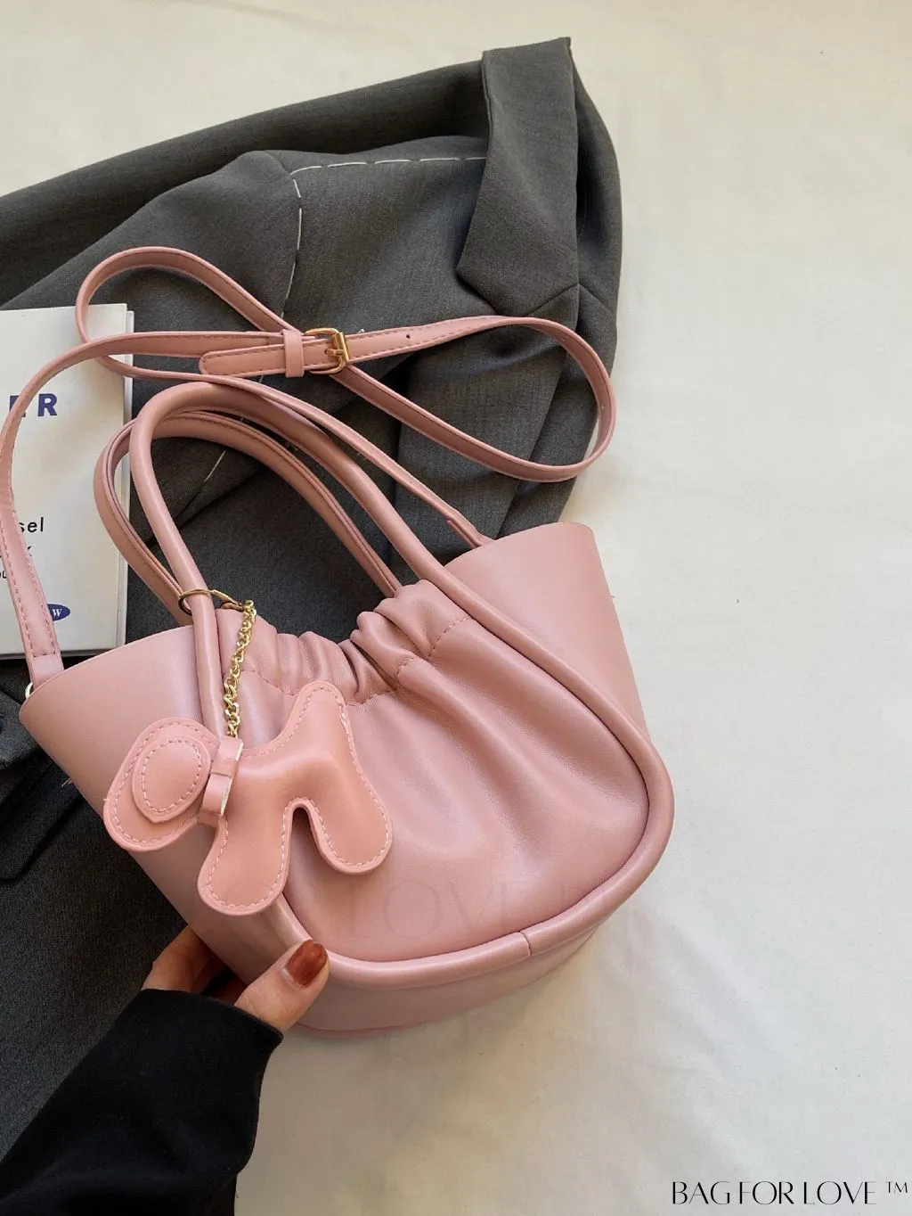 BagForLove - Stylish Pleated Handbag featuring Exquisite Pendant Design