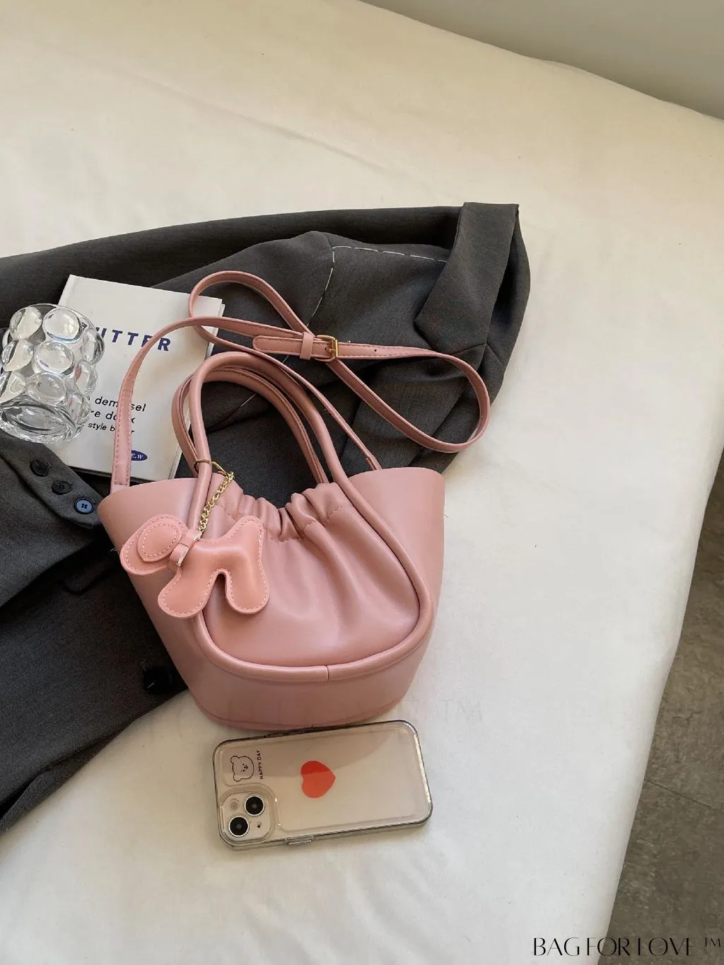 BagForLove - Stylish Pleated Handbag featuring Exquisite Pendant Design