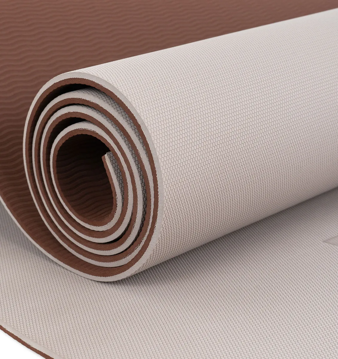 BAHE Soft Touch Reversible XL Yoga Mat - 6mm - Clay