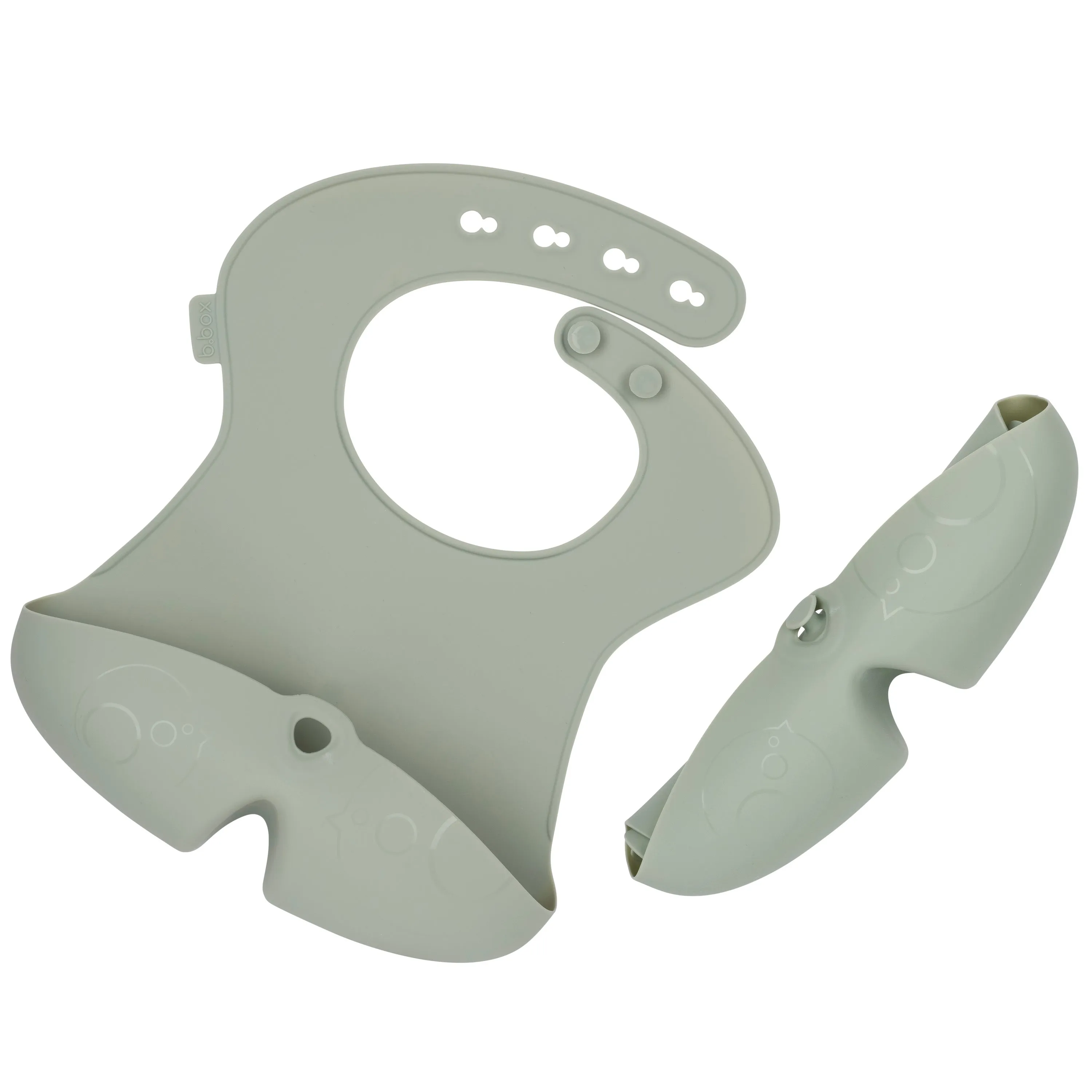 bbox Adjustable Silicone Feeding Bib - Assorted