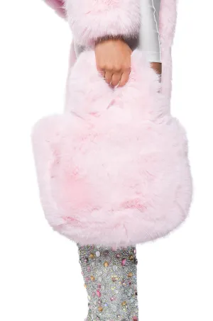 BCARDI LUXE FAUX FUR TOTE
