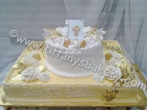 Bible on Stacked Cakes