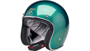 BILTWELL Bonanza Helmet - Metallic Catalina Green