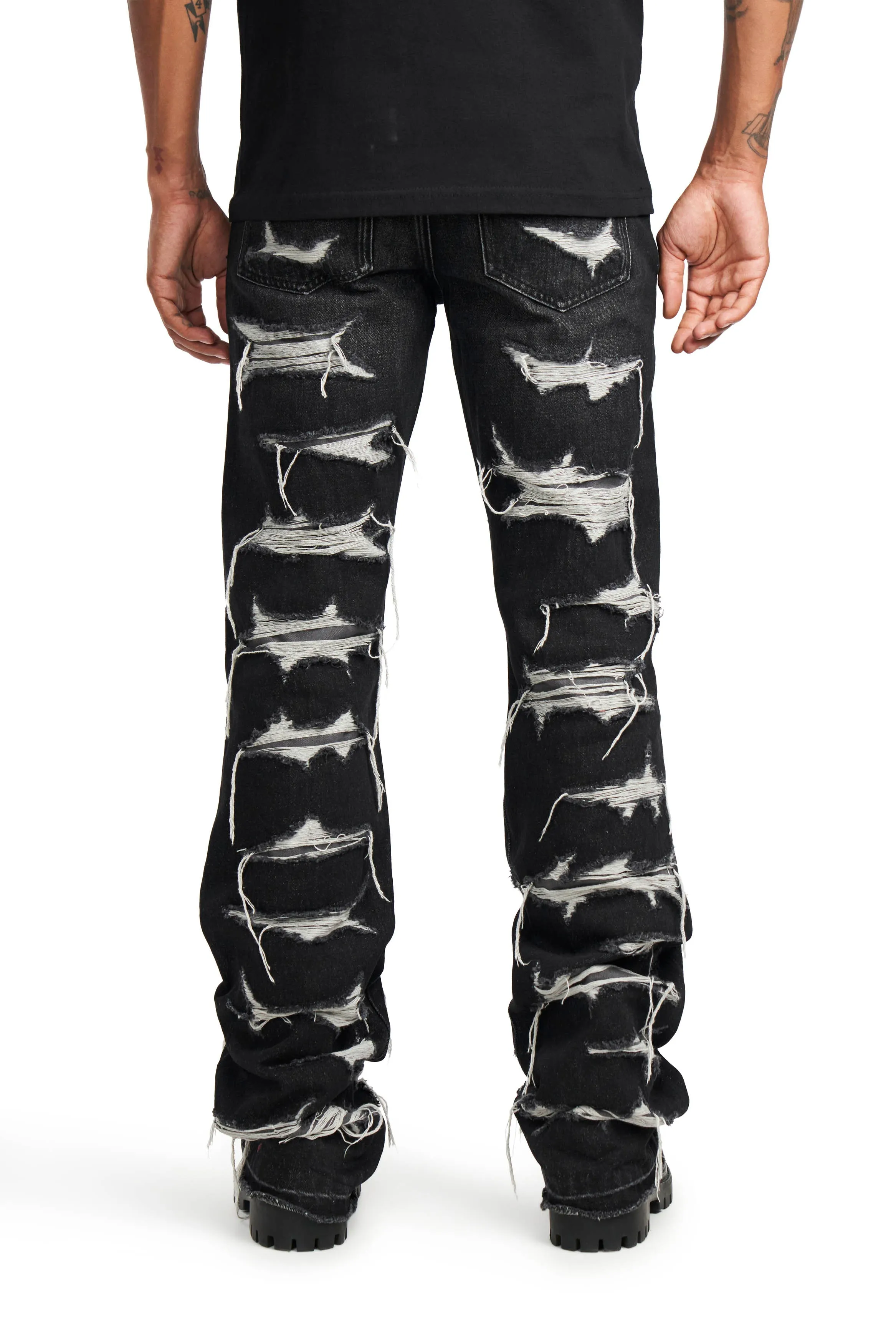 Black Rip & Repair Jean