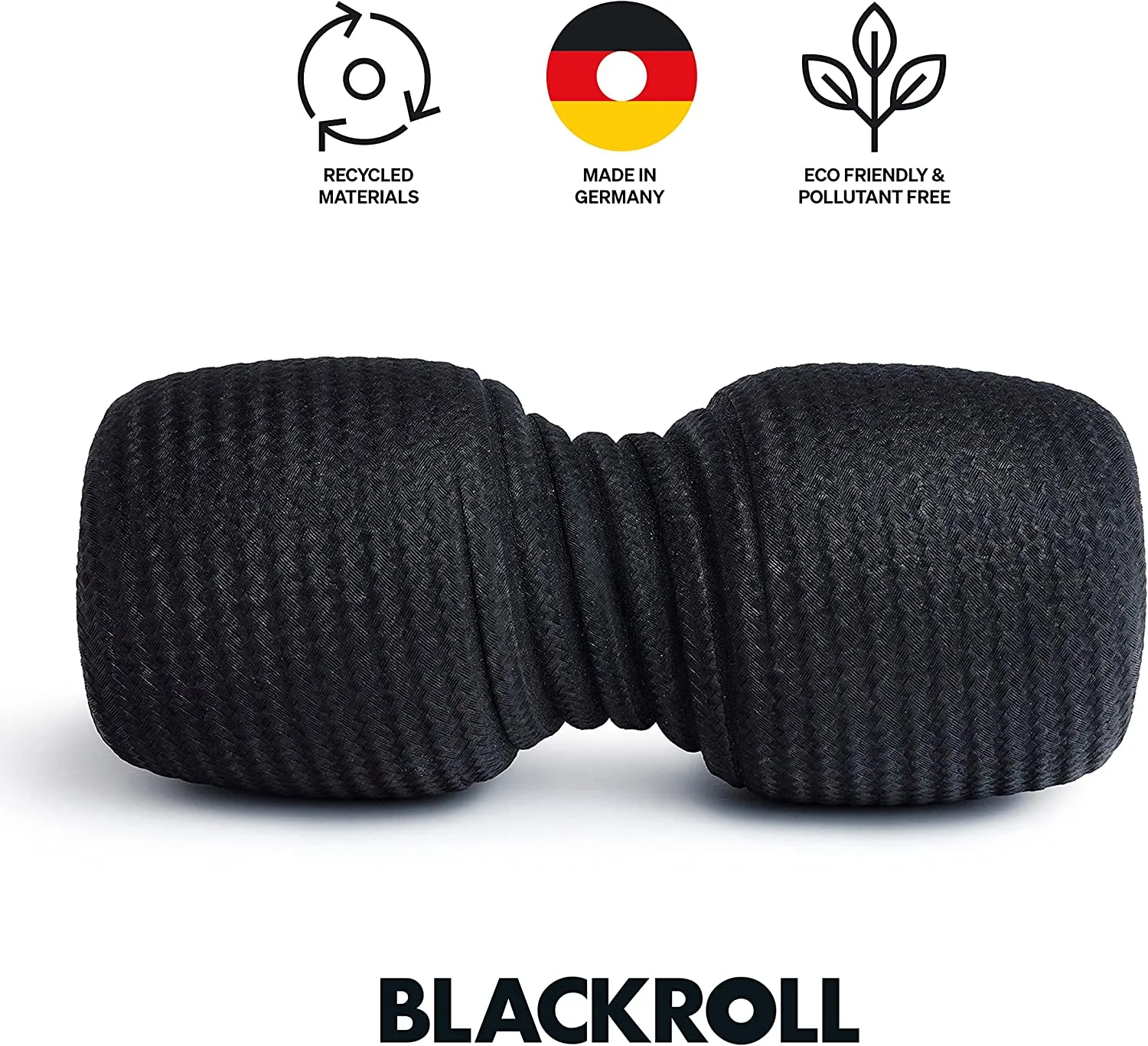 BLACKROLL - Twin Foam Roller, Versatile Combination for Targeted Massage and Relief, Deep Tissue Massager for Back, Neck, and Muscle Recovery