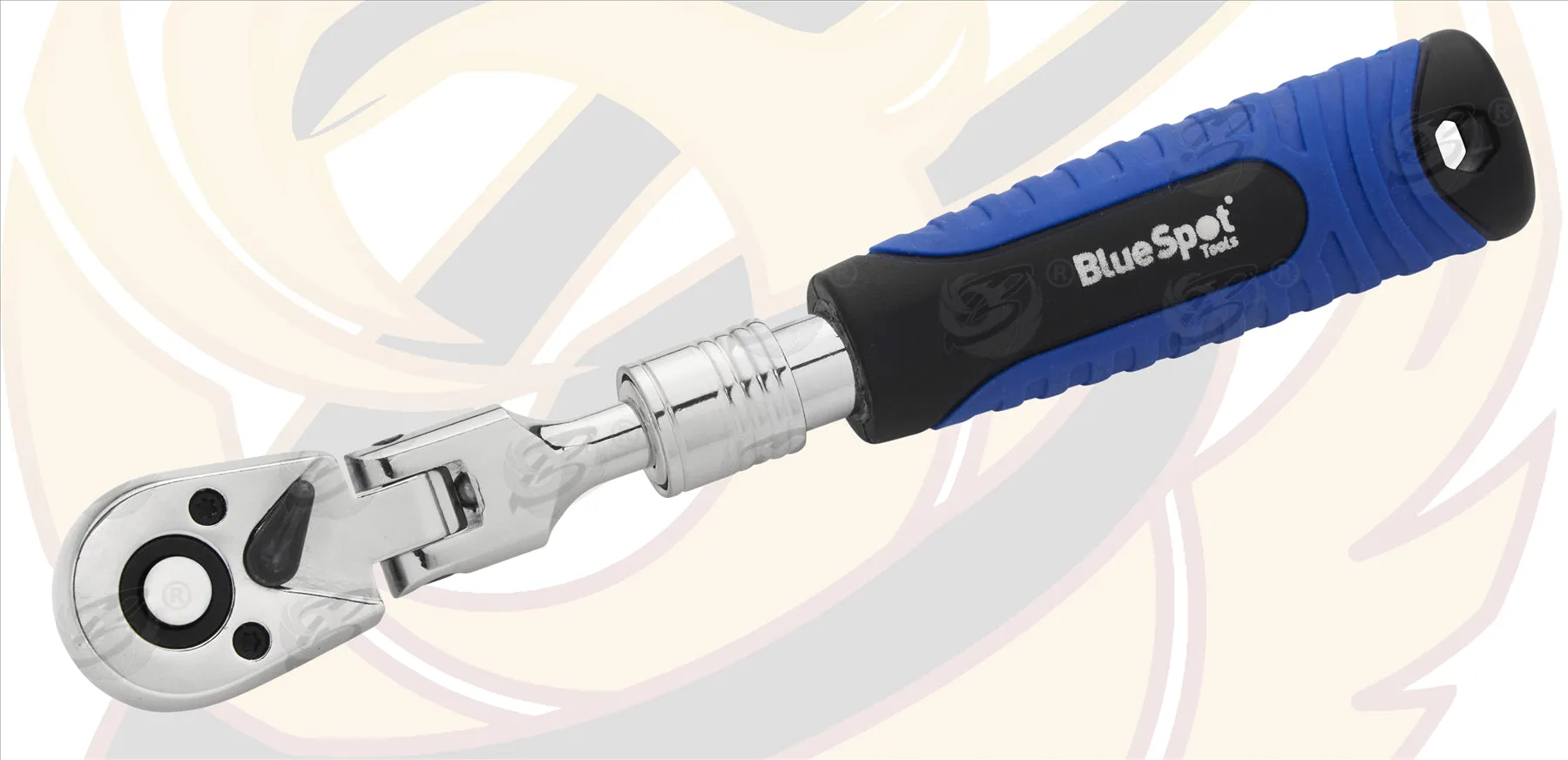 BLUESPOT 1/4" DRIVE 72 TOOTH EXTENDABLE FLEXIBLE RATCHET HANDLE ( 180MM - 230MM )