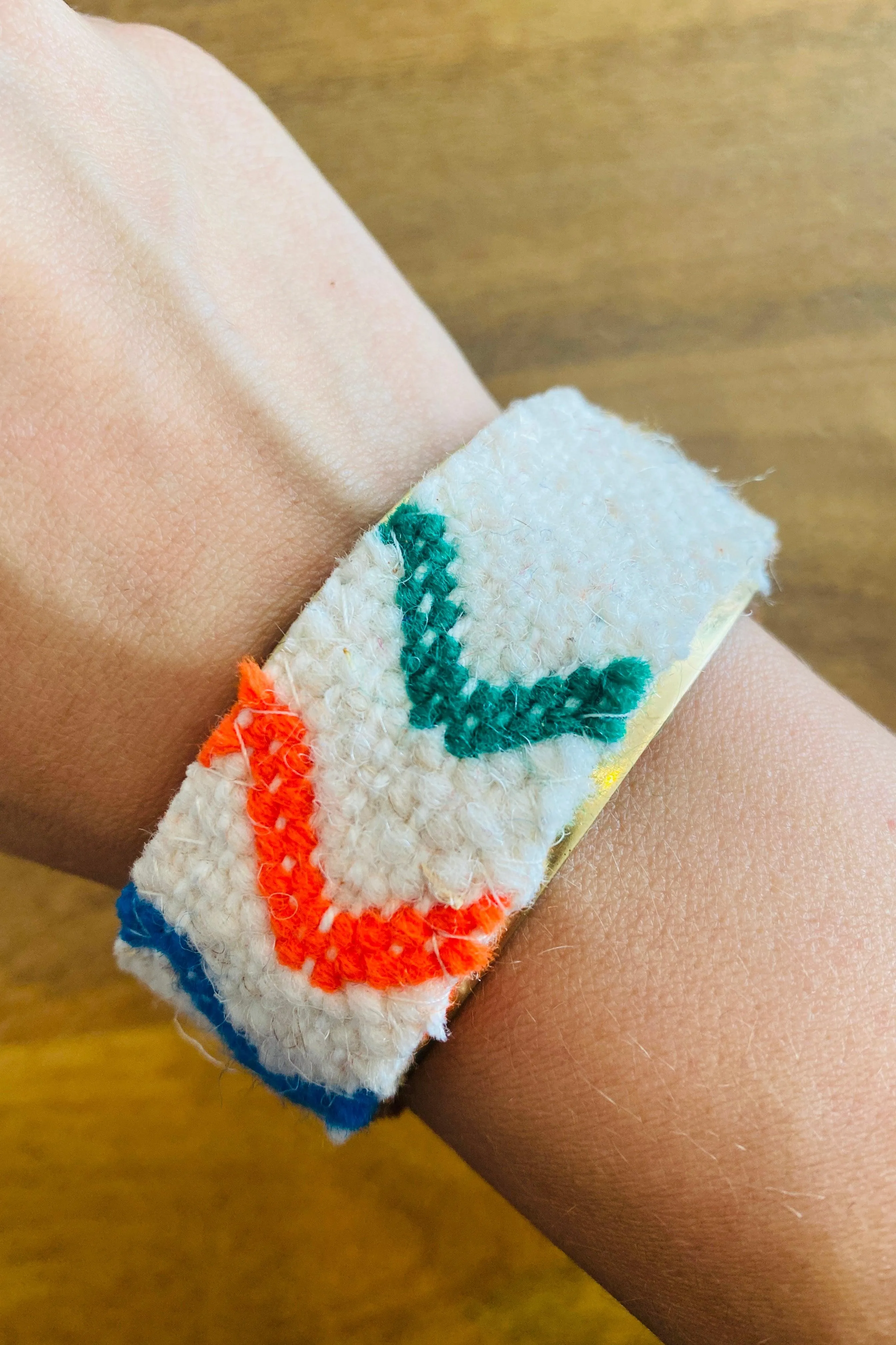 Brass Kilim Statement Cuff