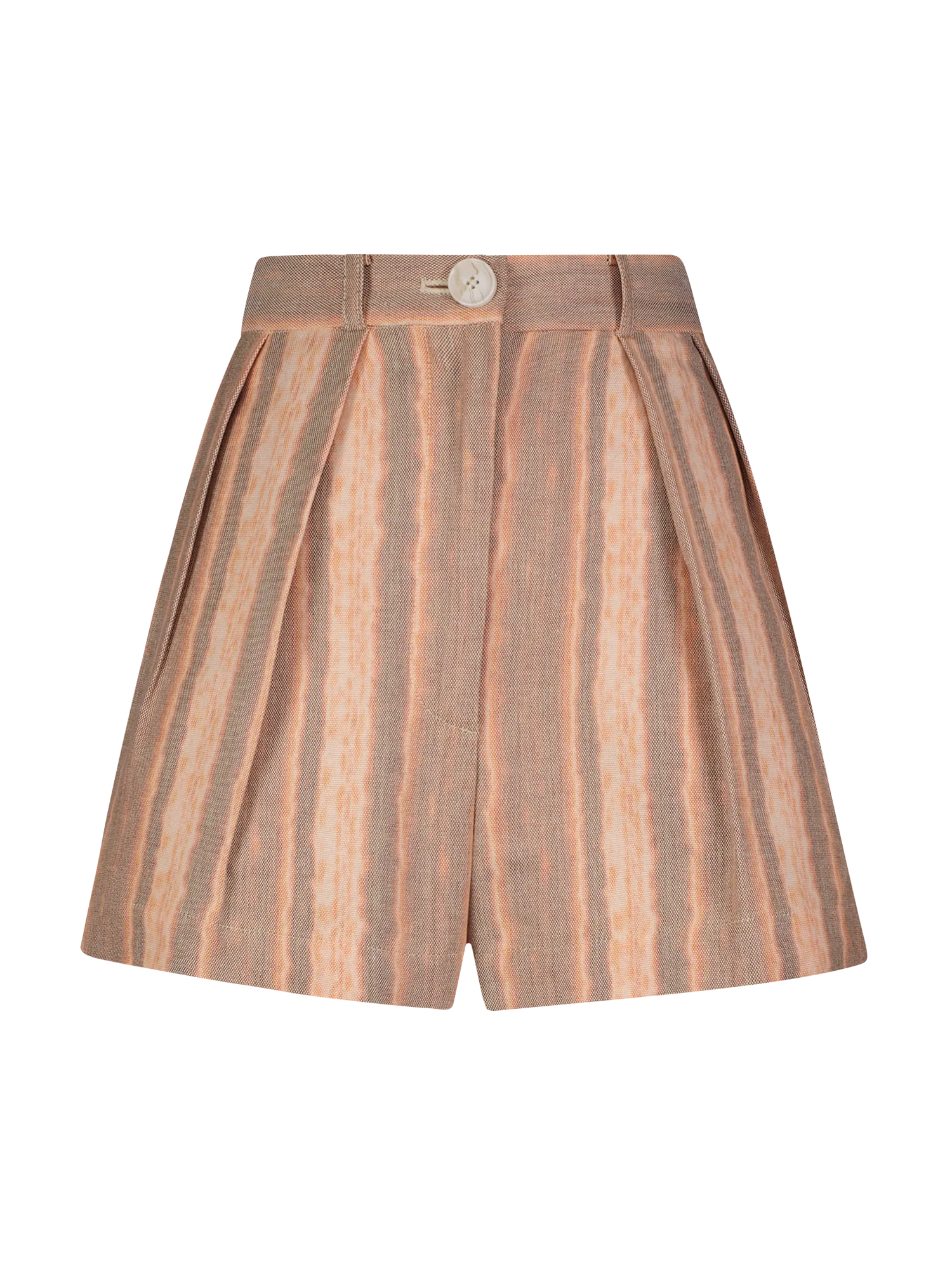 Button Pleated Short