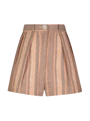 Button Pleated Short