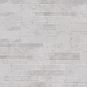 CARRARA WHITE STACKED PORCELAIN