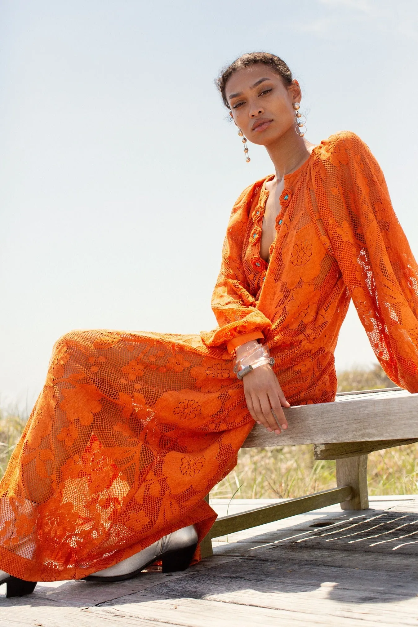 Celeste Orangerie Lace Dress