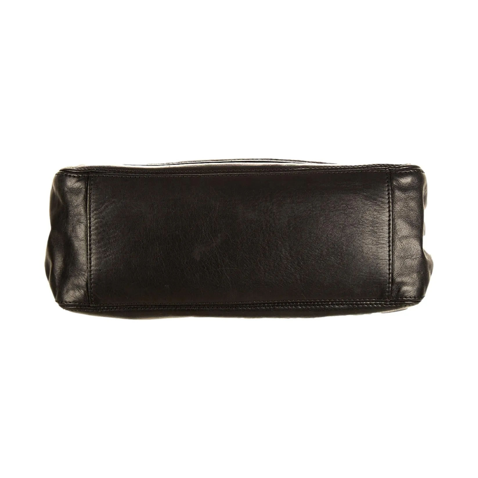 Chanel Black Logo Tassel Shoulder Bag