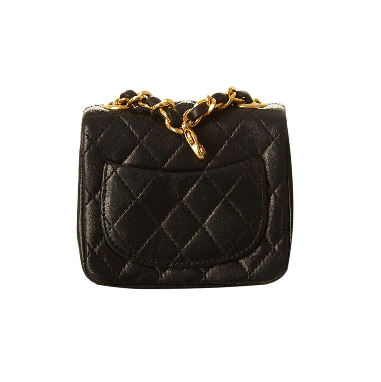 Chanel Black Mini Chain Belt Bag