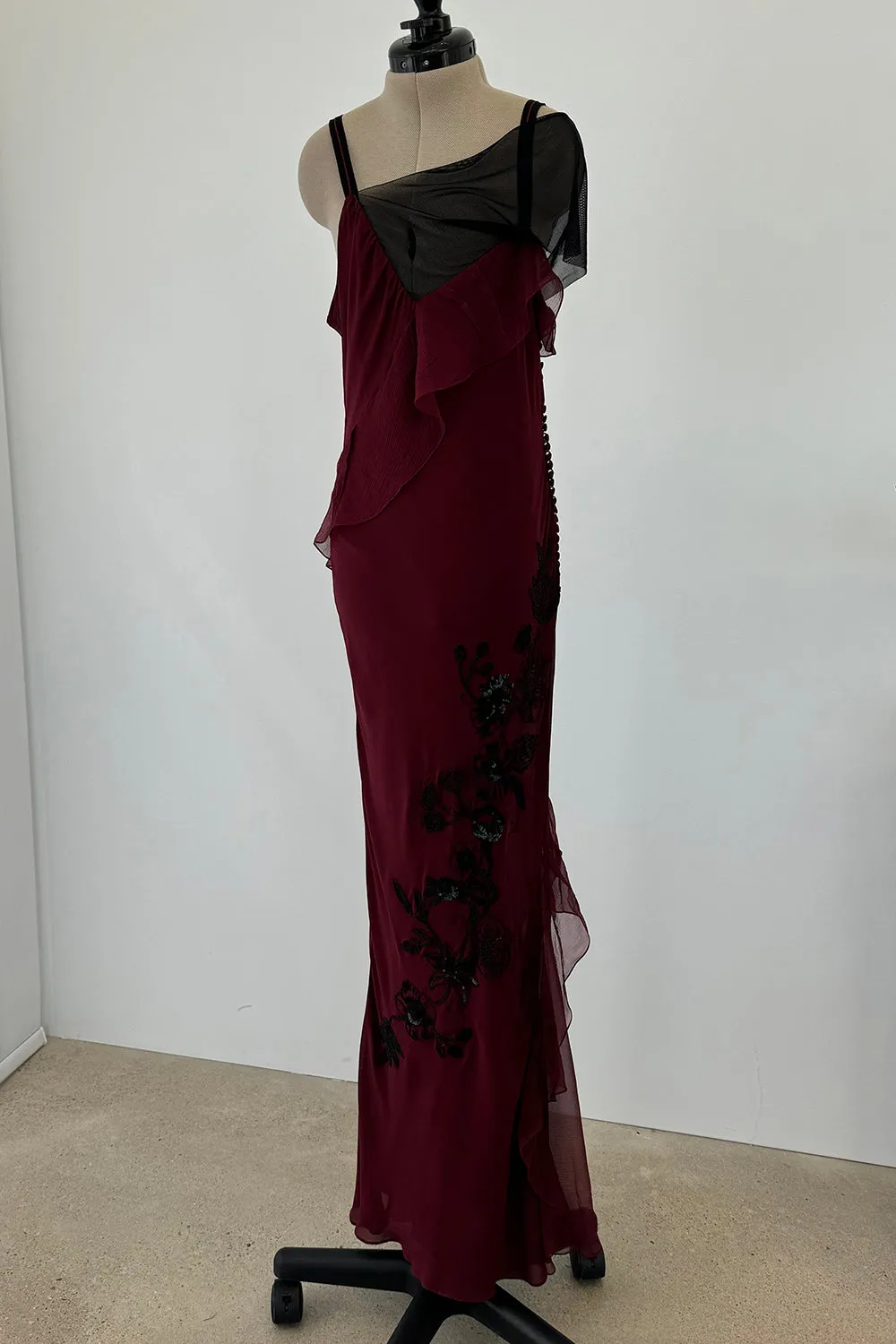 Christian Dior Fall 2006 by Galliano Beaded Dress & Feather Bolero
