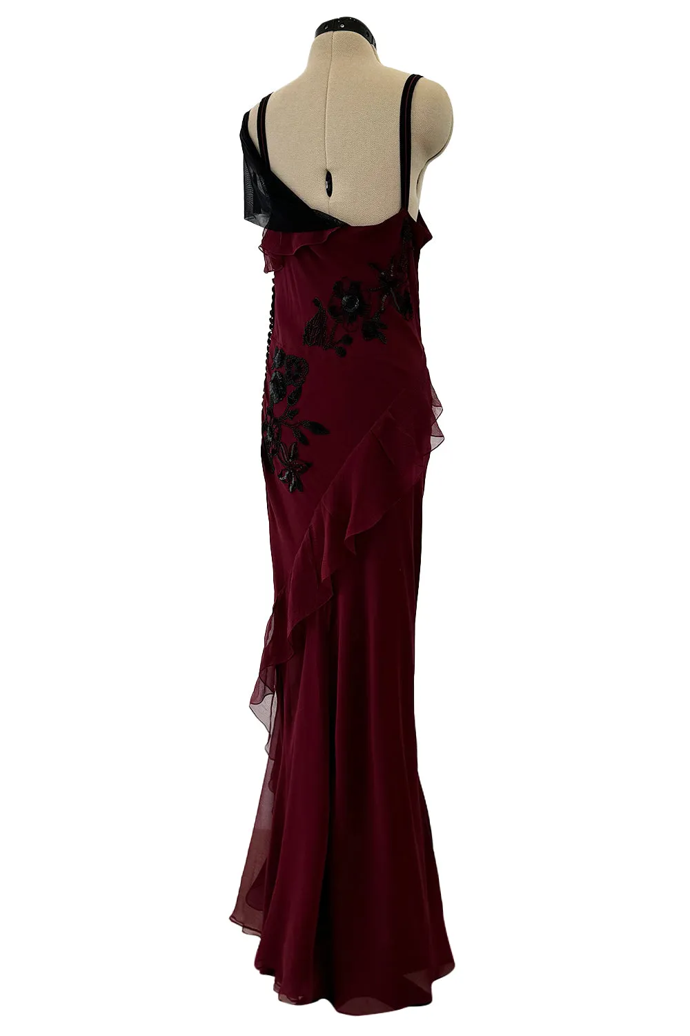 Christian Dior Fall 2006 by Galliano Beaded Dress & Feather Bolero