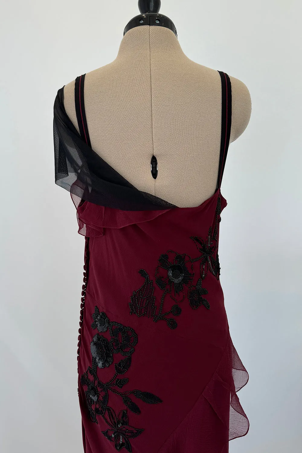 Christian Dior Fall 2006 by Galliano Beaded Dress & Feather Bolero