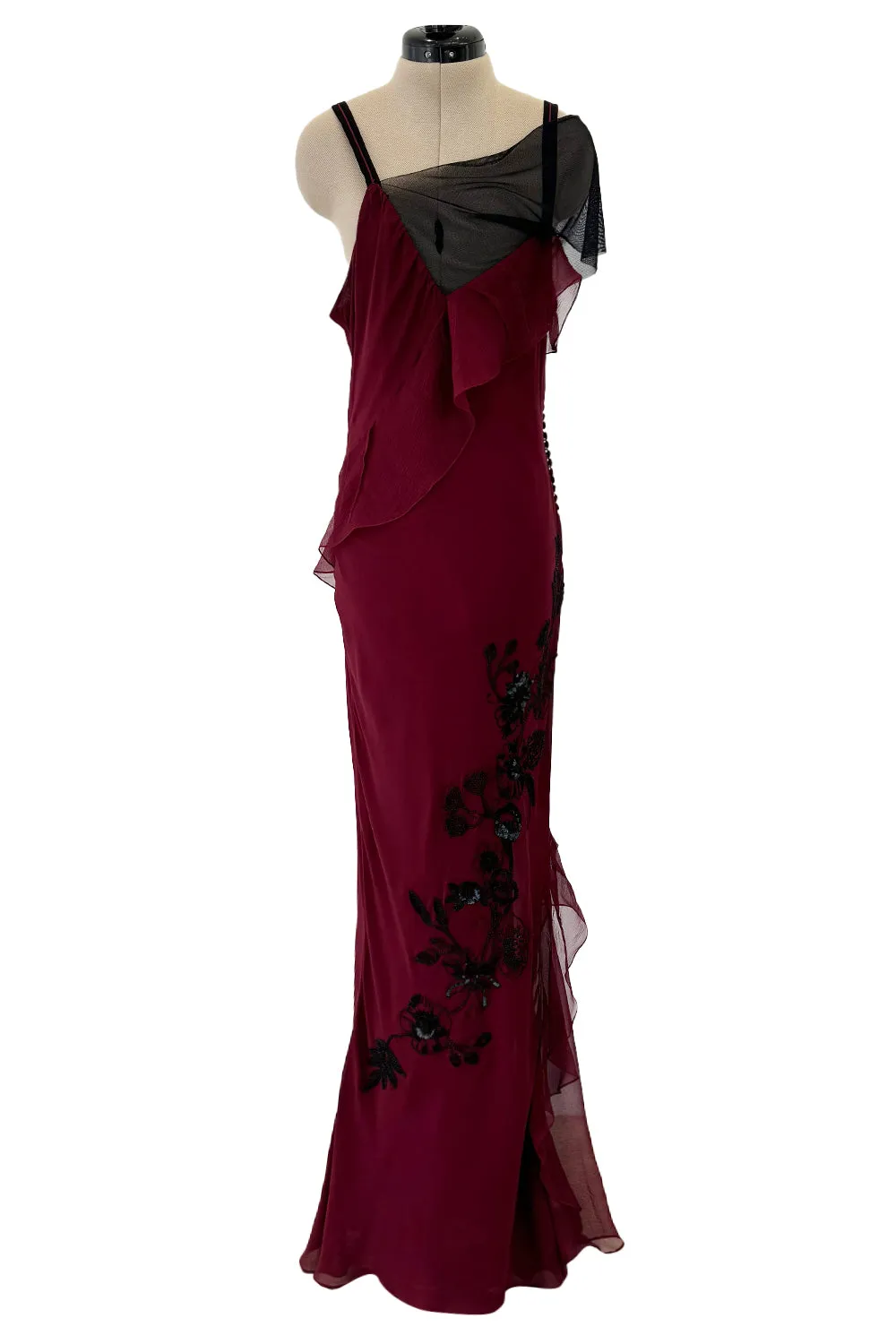 Christian Dior Fall 2006 by Galliano Beaded Dress & Feather Bolero