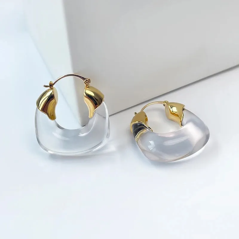CLARICE CHUNKY HOOPS