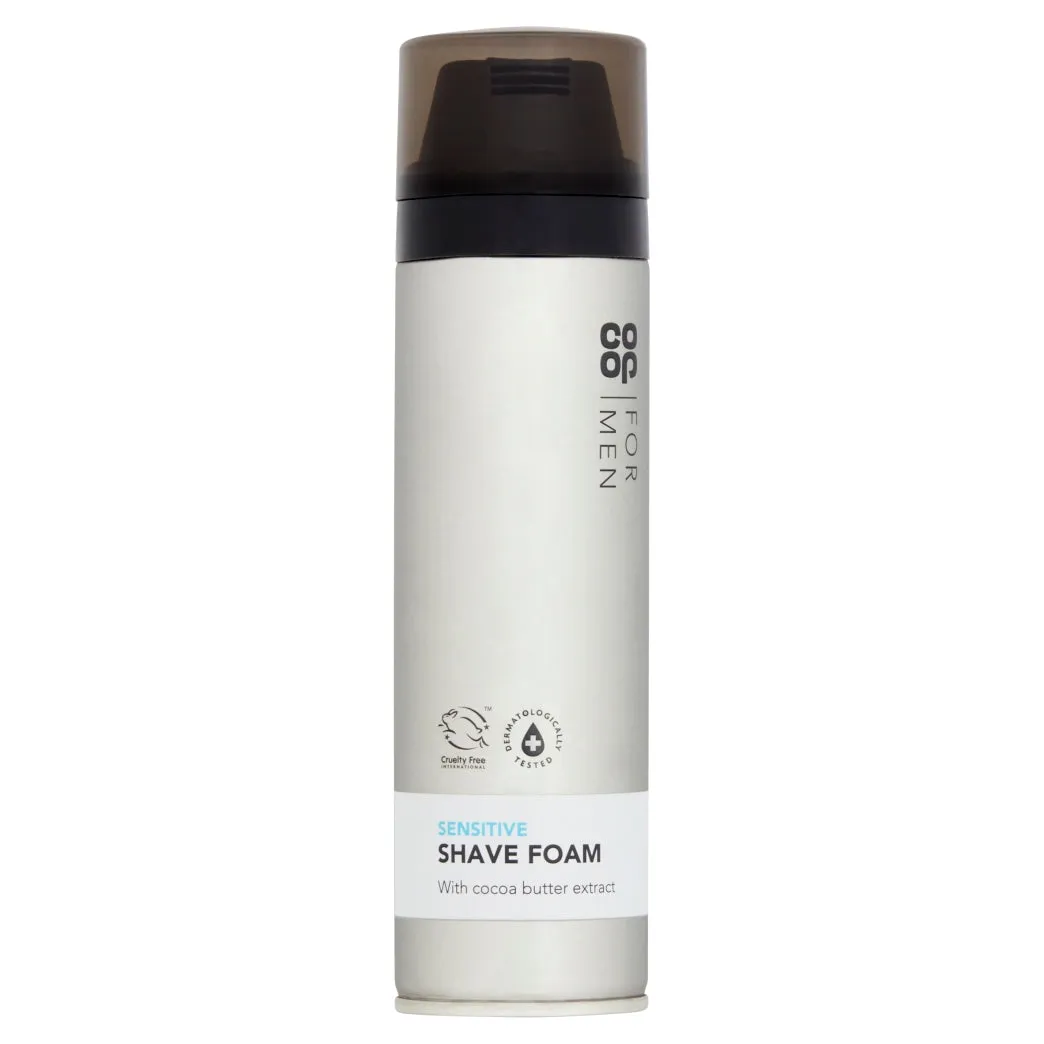 Co op Sensitive Shave Foam W C Butter Ex
