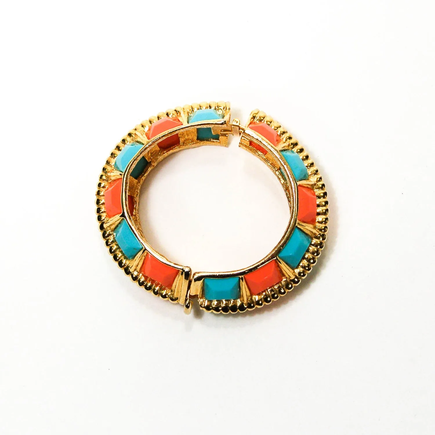 Coral and Turquoise Statement Bracelet by KJL