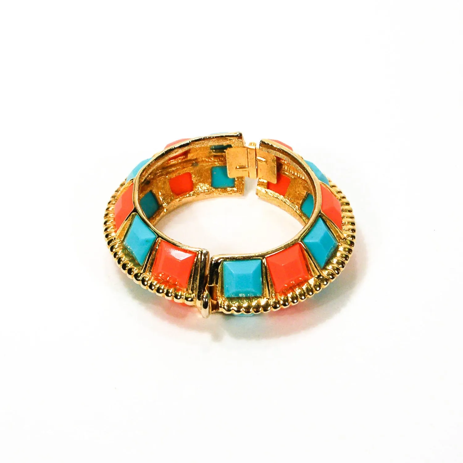Coral and Turquoise Statement Bracelet by KJL