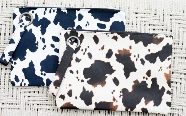 Cow Print Chic Clutch